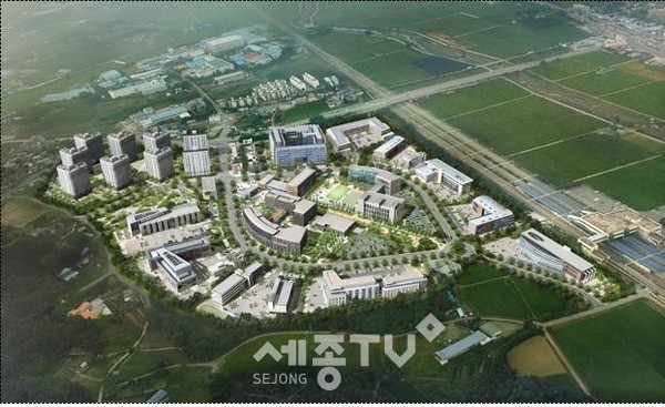 직산 도시첨단 산업단지 조감도