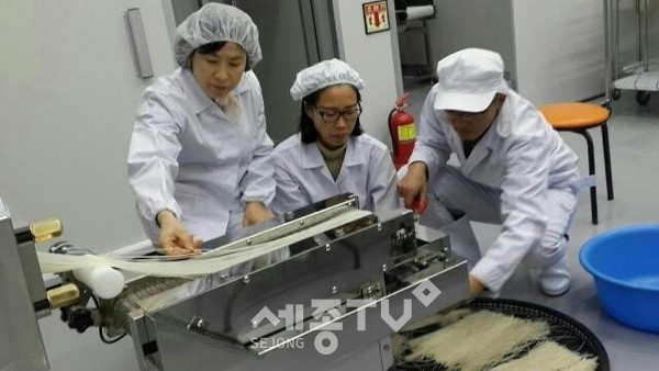 현미쌀국수 제품생산