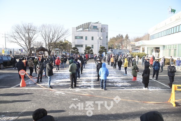 병천면 임시선별진료소