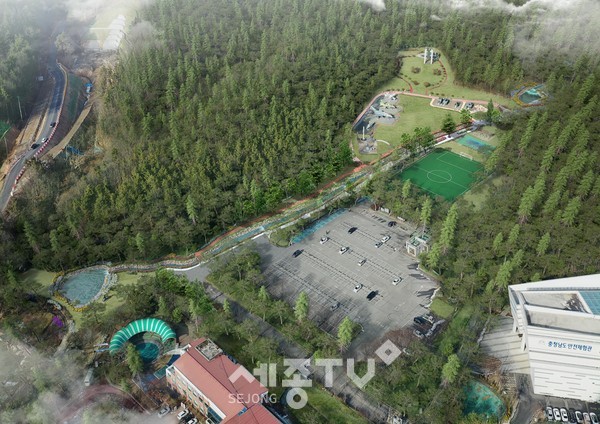 시설공사과,태조산공원 조감도.