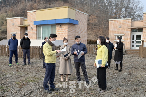 주요사업장 현장점검(선돌 자연힐링마을)