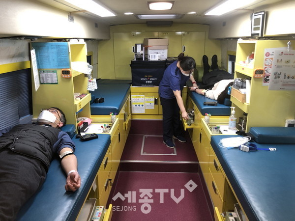 평택도시공사, 2021년 1회 사랑의 헌혈봉사.(사진=평택도시공사)