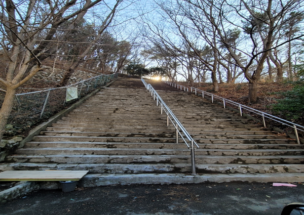 구포3동 계단벽화 조성 대상지역(현재의 모습)