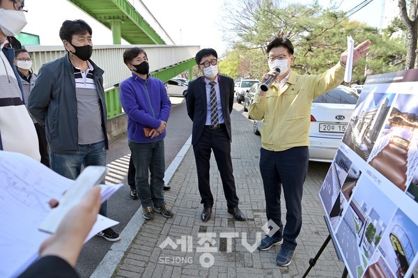 주요사업장 현장방문(옛 시외벗 터미널 주변 정비사업)