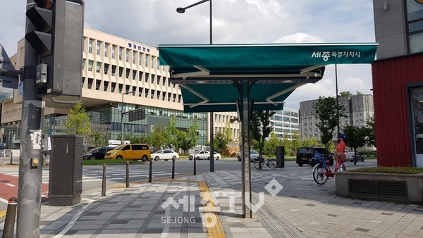 폭염대책그늘막가동