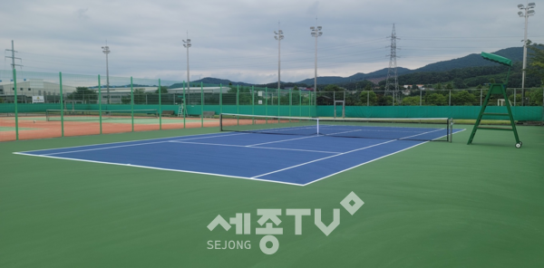 대전시설公, 상옥체육공원 제1테니스장 새단장 재개장