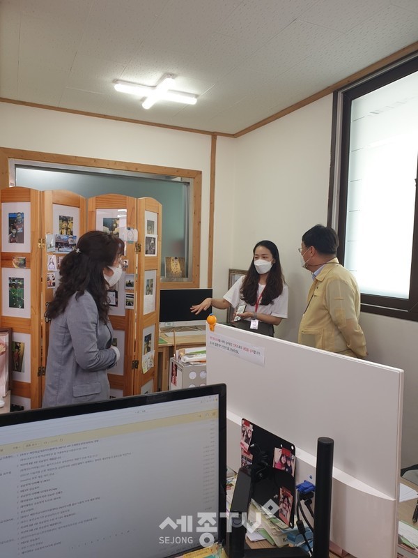 박문용 국장, 코로나19 확산에 아이돌봄시설 방역실태 점검.