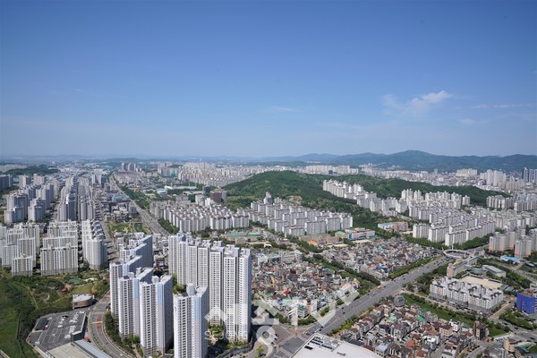 2021년 천안시 전경.