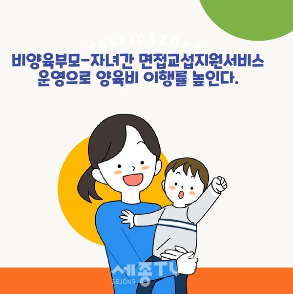 비양육부모-자녀간 면접교섭지원서비스 관련 이미지