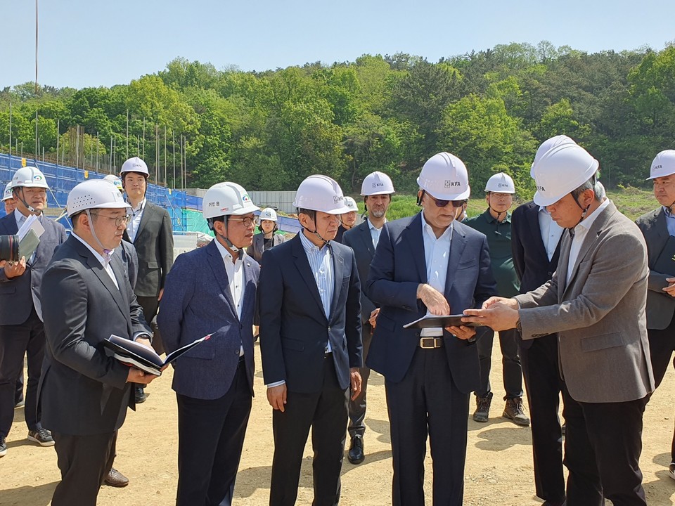 아시아축구연맹 ‘대한민국 축구종합센터’ 현장 방문