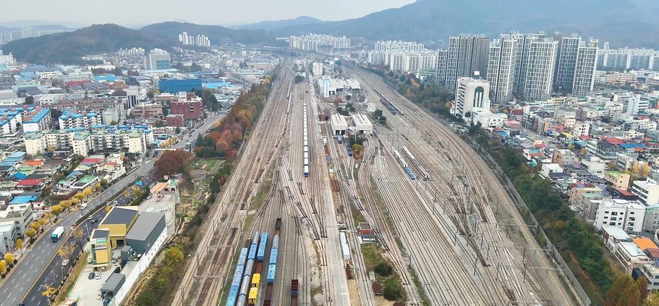 사진= 대전 조차장 현황 사진 