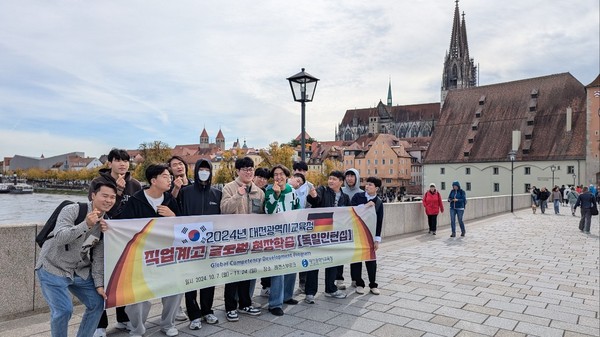 독일 취업에 성공한 마이스터 학생들(동아마이스터고)