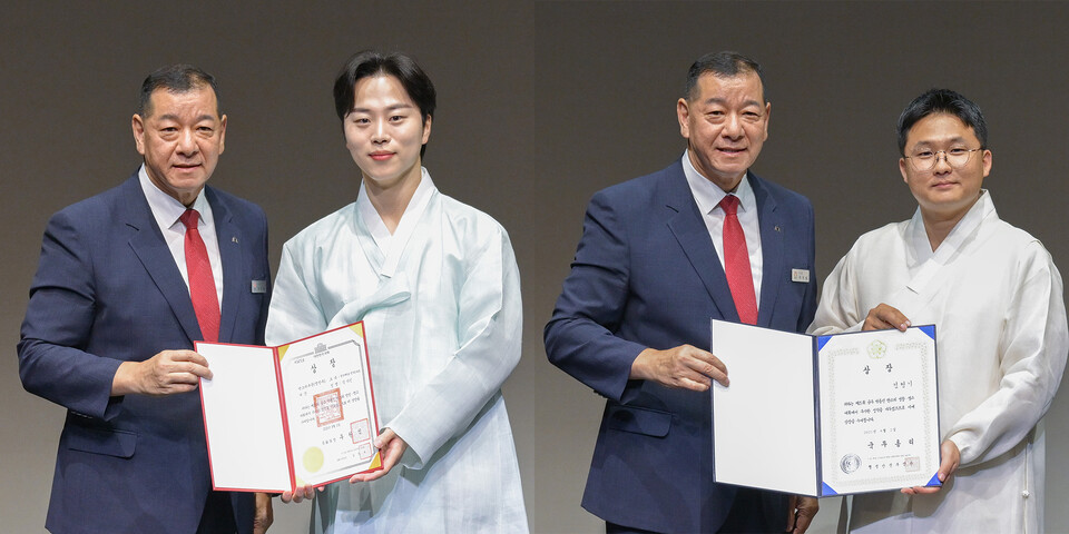  . (사진 설명= 왼쪽 김기진, 오른쪽 김정기 씨)