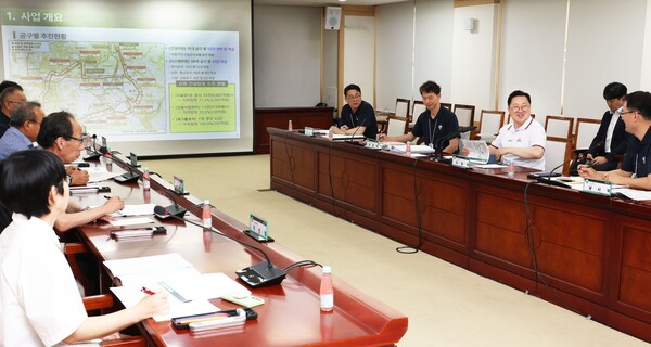 도시철도 2호선 건설공사 추진 보고회 진행 모습/사진제공=대전시청