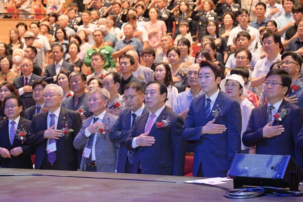제80주년 광복절 경축식 진행 모습/사진제공=세종시청