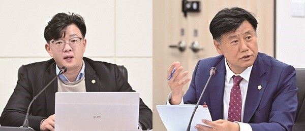 왼쪽부터 목진혁·이익선 의원/사진제공=세종TV DB