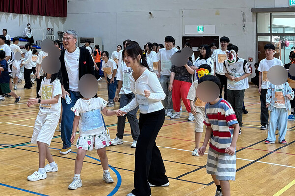 목원대 체육관에서 열린 ‘제5회 사랑+어울한마당’ 모습/사진제공=목원대