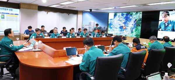 ‘2025 재난대응 안전한국훈련’ 진행 모습/사진제공=대전시청