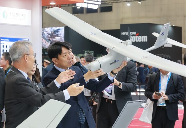 '서울 국제 항공우주 및 방위산업 전시회 2025'(서울 ADEX 2025) 대전기업관 운영 모습/사진제공=대전시청