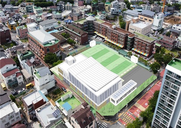 엄사초 학교복합시설 조감도/사진제공=충남교육청