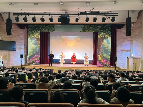 '노래와 율동으로 배우는 손 씻기!' 세종 유아 위생뮤지컬 공연 모습/사진=세종시교육청