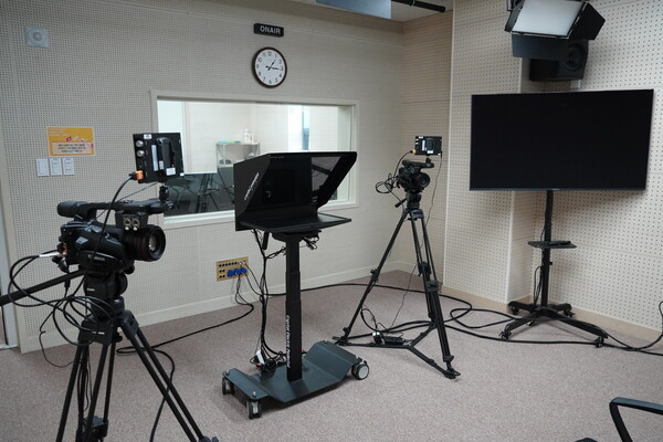 라이브커머스 스튜디오 내부 전경/사진=금산군 기술지원과