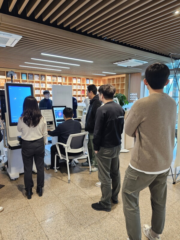 스마트 건강케어존 기연회 모습/사진=공주시 스마트정보과