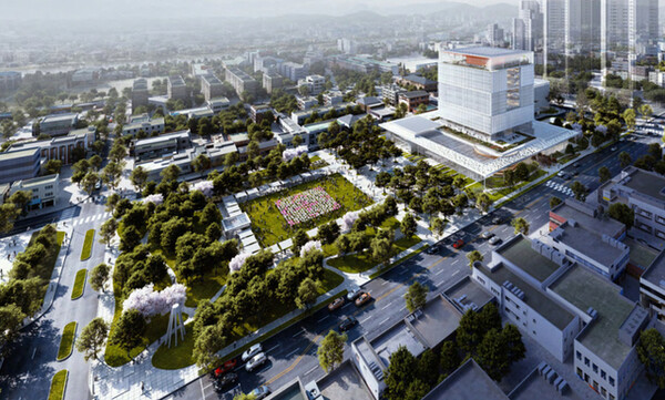 청주시 신청사 조감도 (조감도 청주시 제공)