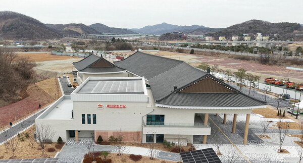 백제문화전당 외경 드론샷/사진=공주시 제공